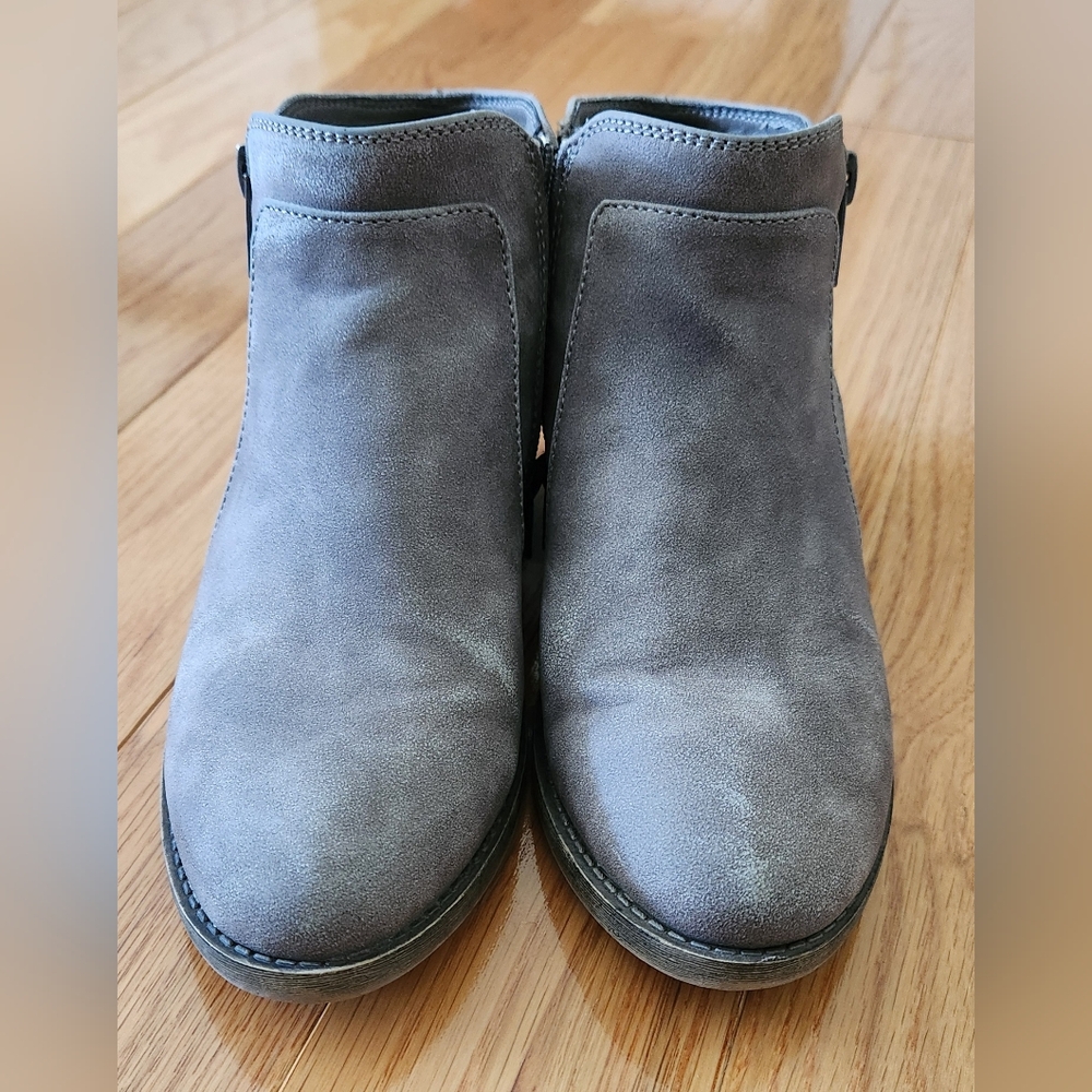 Maurices Gray Ankle Boots